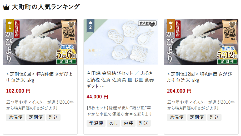 大町町のふるさと納税
