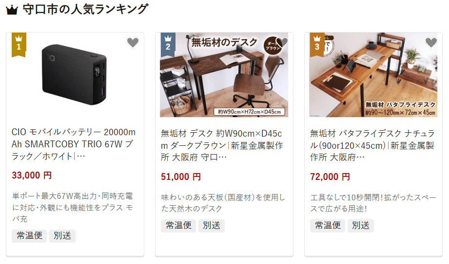 守口市のふるさと納税