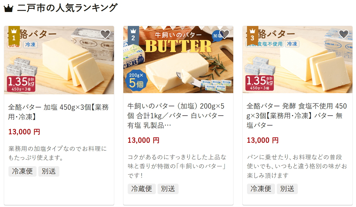 二戸市のふるさと納税