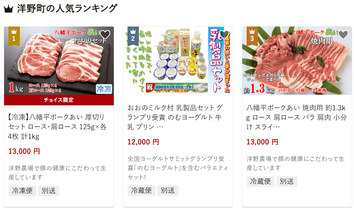 洋野町のふるさと納税