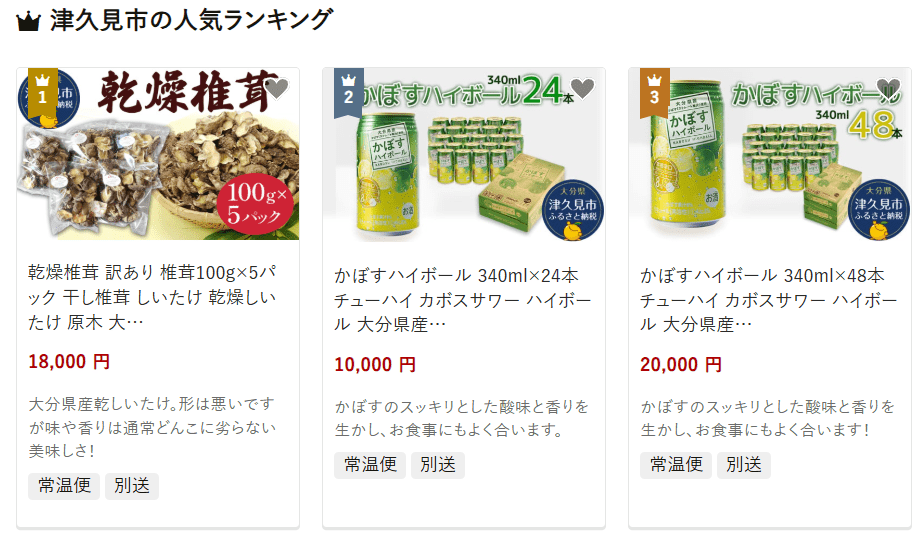 津久見市のふるさと納税