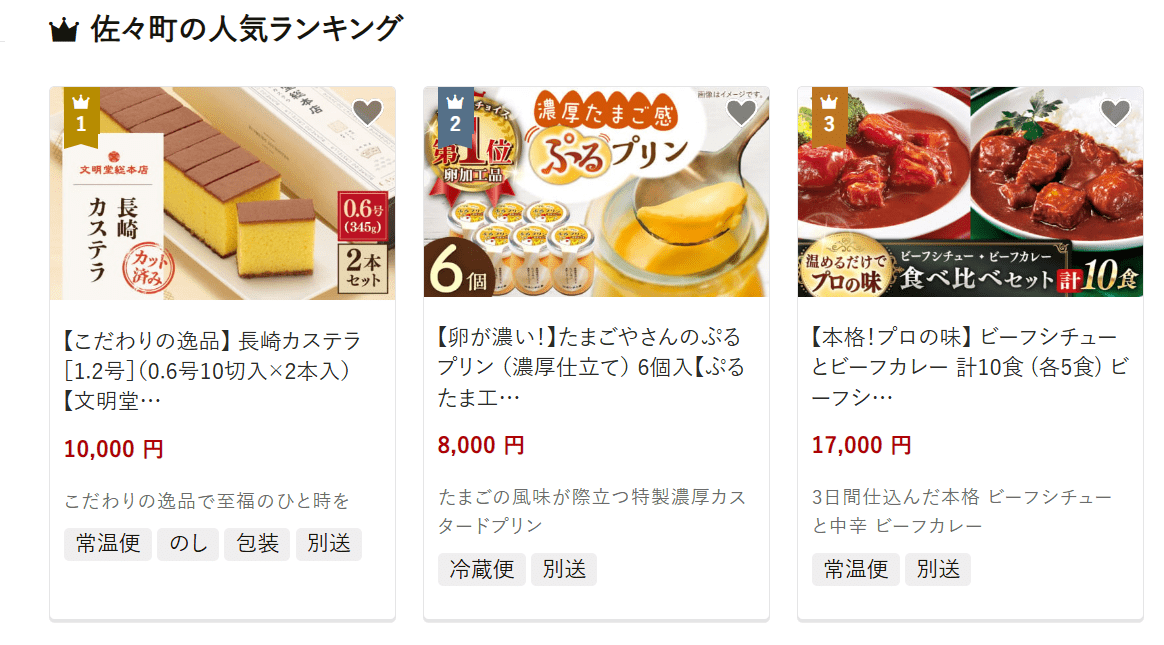 佐々町のふるさと納税