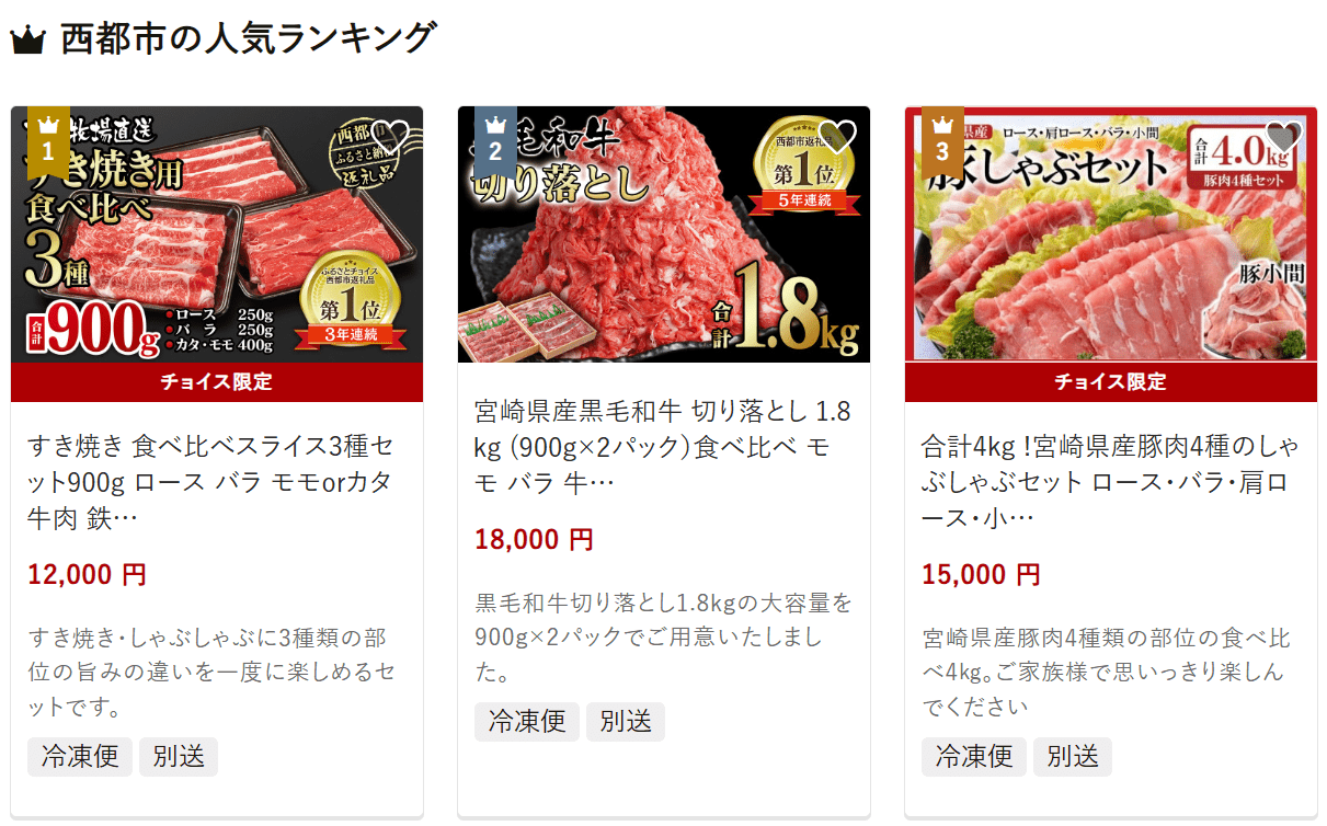 西都市のふるさと納税