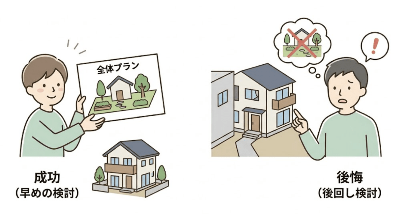 新築外構で使う場合のポイント