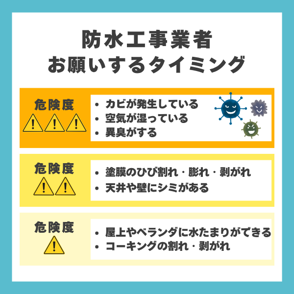 防水工事すべき建物の特徴と業者にお願いするサイン