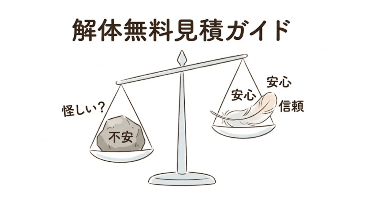 解体無料見積ガイドは怪しい？信頼性を徹底検証