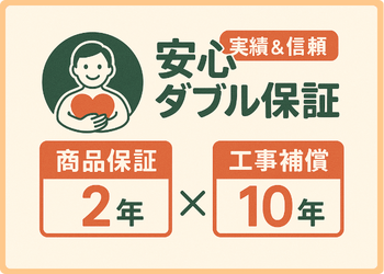 エクスショップの安心ダブル保証