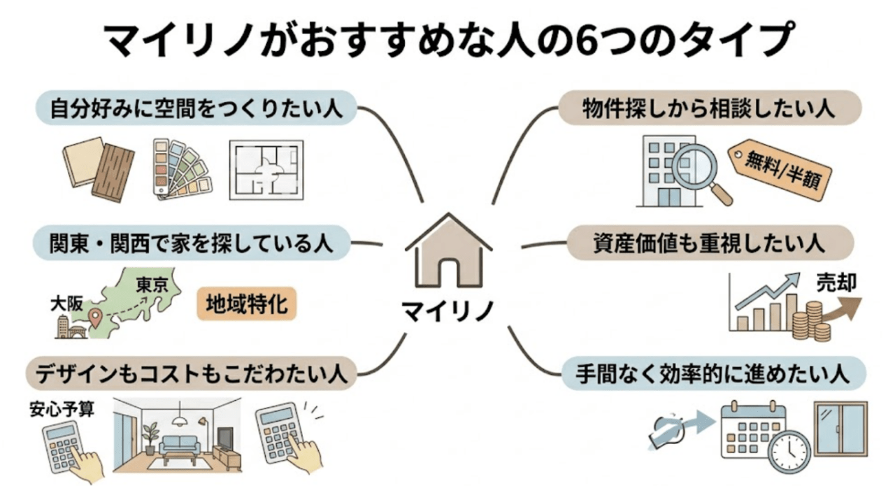 マイリノはどんな人におすすめ？
