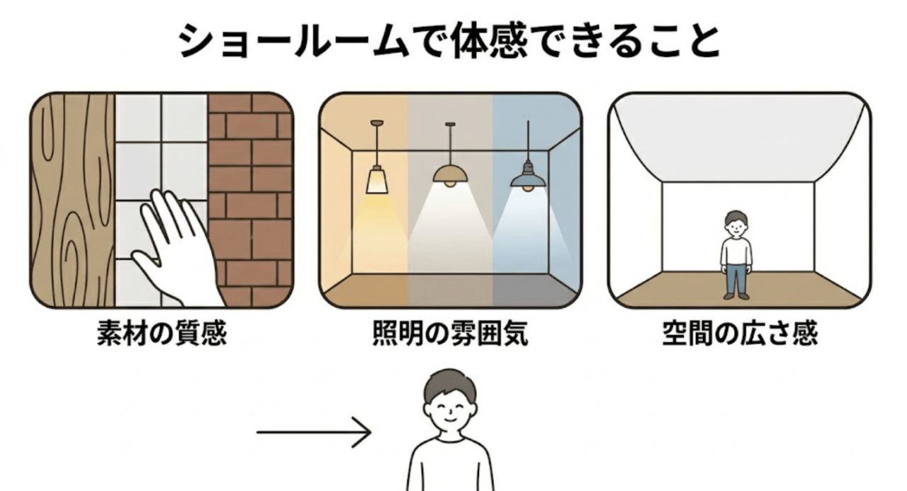 ショールームでできること