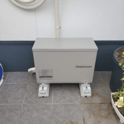 ECODAの蓄電池の正面の写真