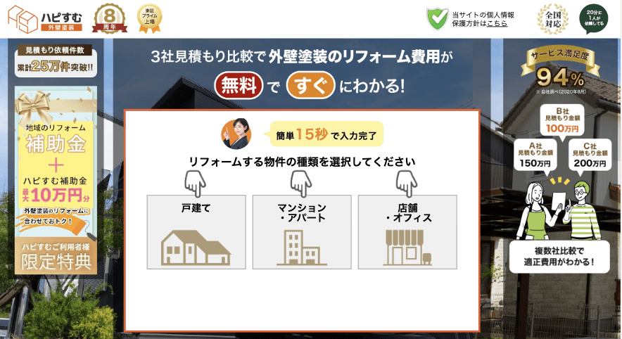 ハピすむ