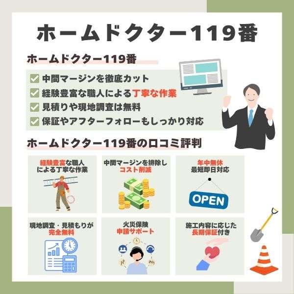 ホームドクター119番の評判は実際どう？