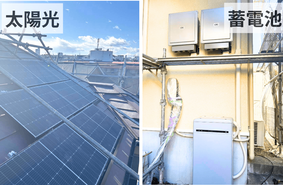 太陽光と蓄電池セット導入でコスト削減