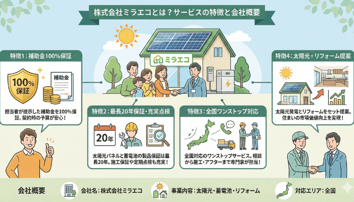 株式会社ミラエコとは？サービスの特徴と会社概要