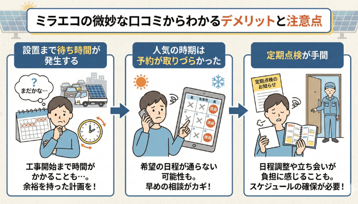 ミラエコの微妙な口コミからわかるデメリットと注意点