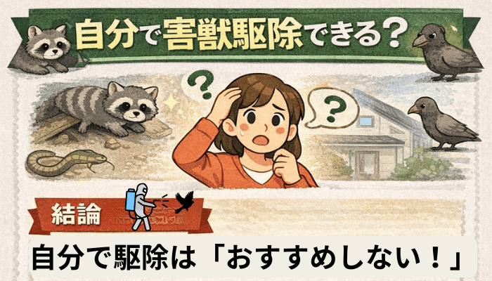 自分で害獣駆除できる?