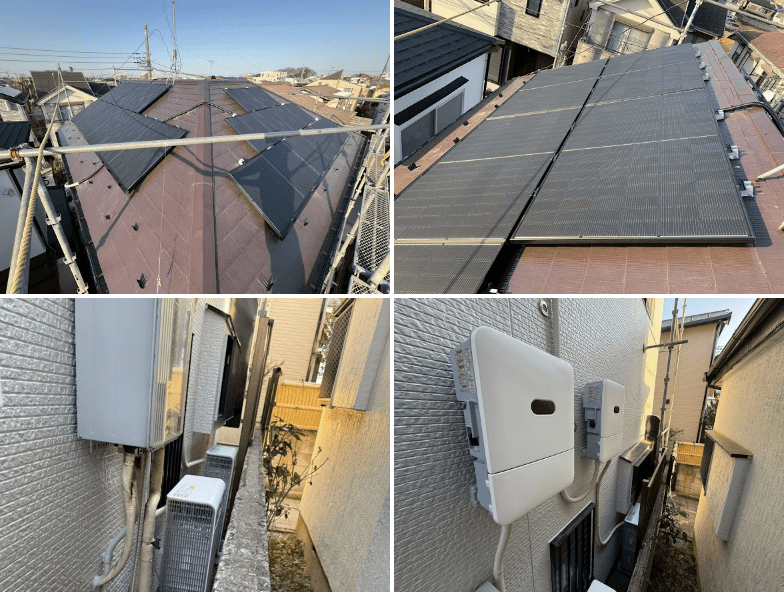 えねこで設置した太陽光発電の写真