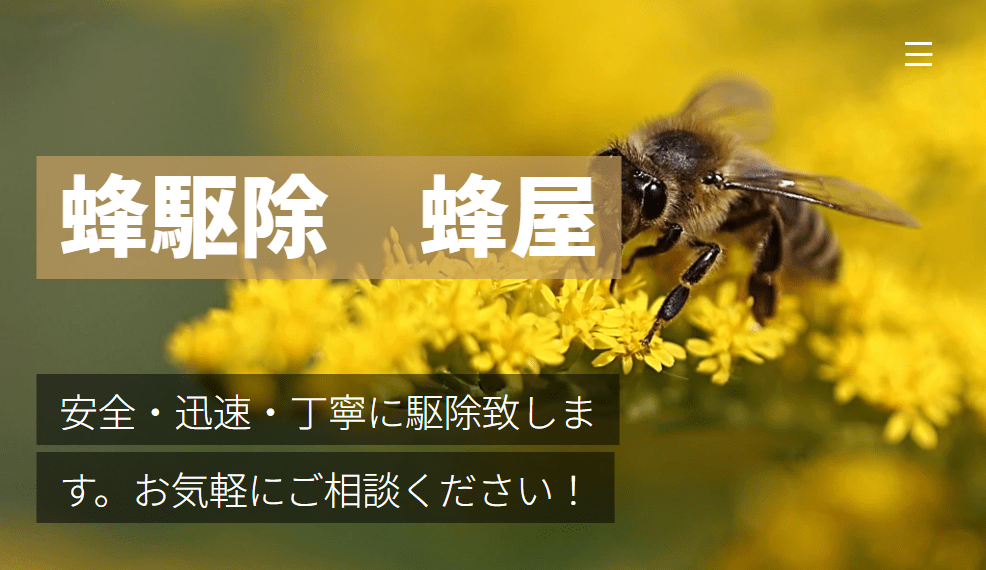 蜂駆除 蜂屋